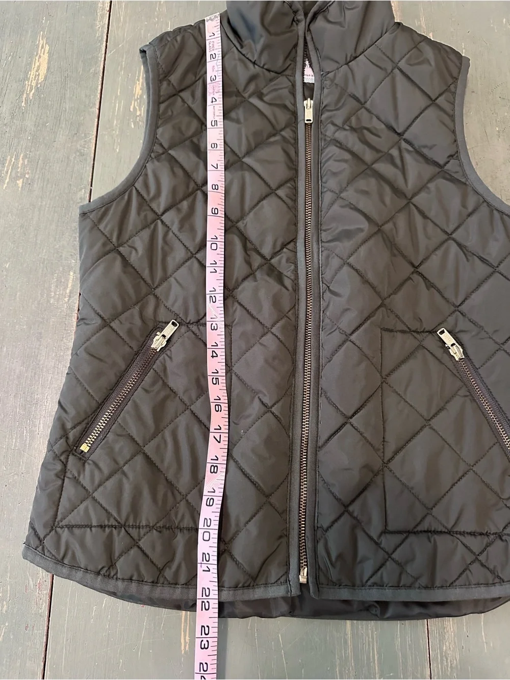 Old Navy Olive Green Quilted Vest